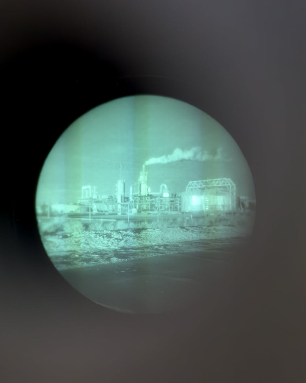 02 Night Vision Geothermal Plants at the Salton Sea, Niland, California, Copyright: Lisa Barnard