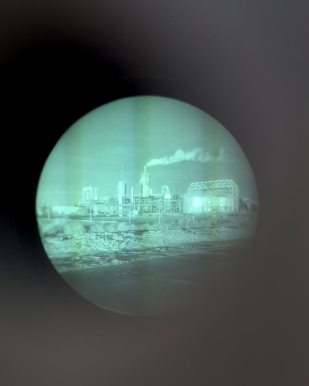 02 Night Vision Geothermal Plants at the Salton Sea, Niland, California, Copyright: Lisa Barnard