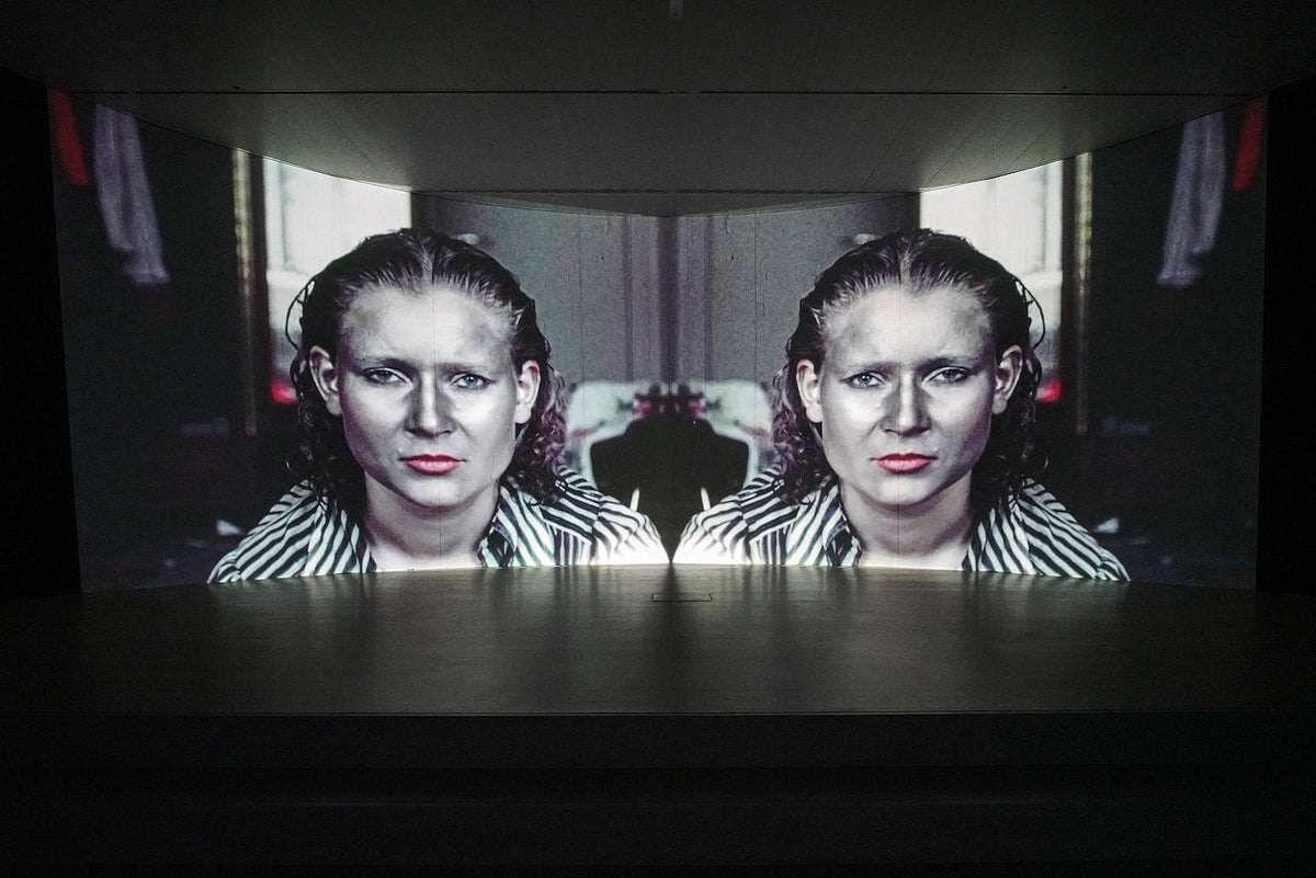 Katharina Sieverding Life-Death, 1969 Digitalisierter 16mm-Film, © Katharina Sieverding, VG Bild-Kunst Foto © Klaus Mettig, VG Bild-Kunst