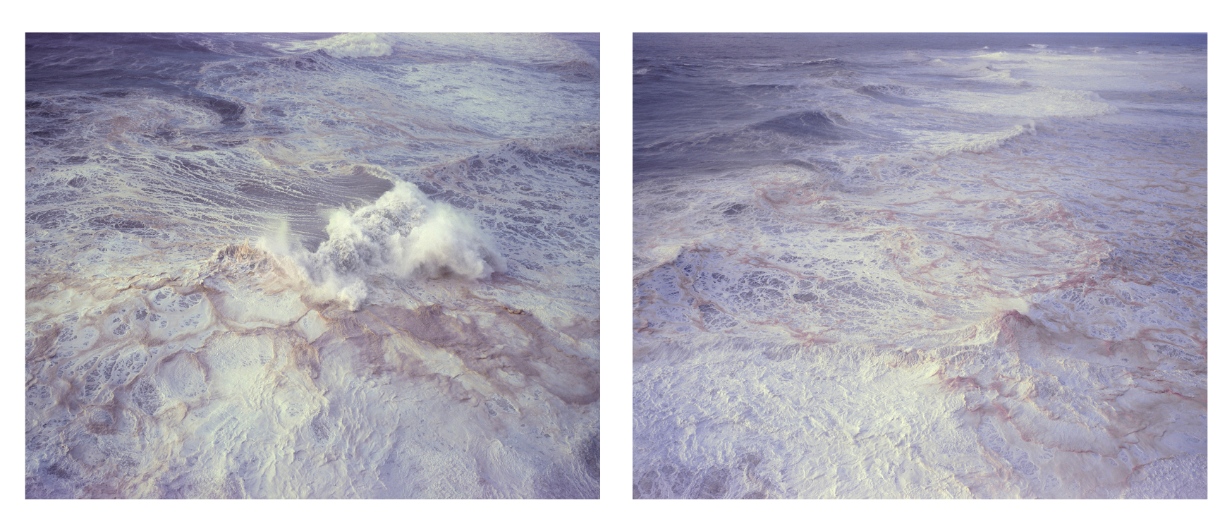 Julian Atanassov, Nazaré I & Nazaré II, Portugal, Diptych in Cooperation with sèche editions